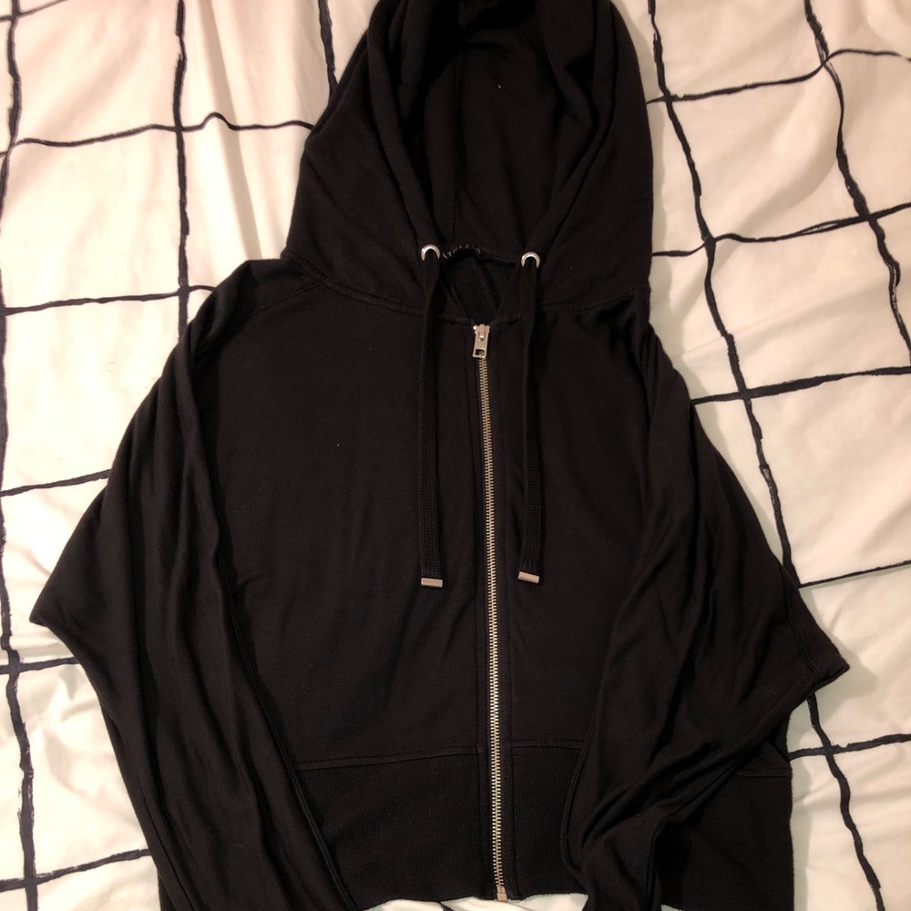 athleta cropped zip up